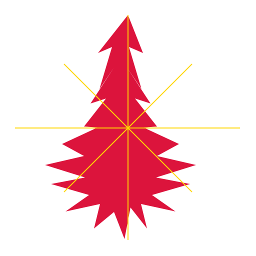 Maple Leaf with Veins - DrawGPT