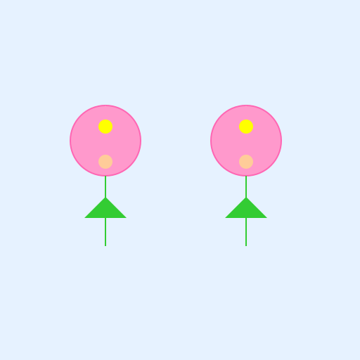 Flowers Shaking Hands - DrawGPT