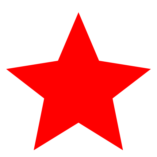 Red Seven-Pointed Star - DrawGPT