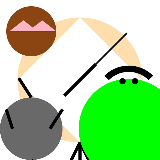 Blond Woman in a Dress Holding a Blow Dart - DrawGPT