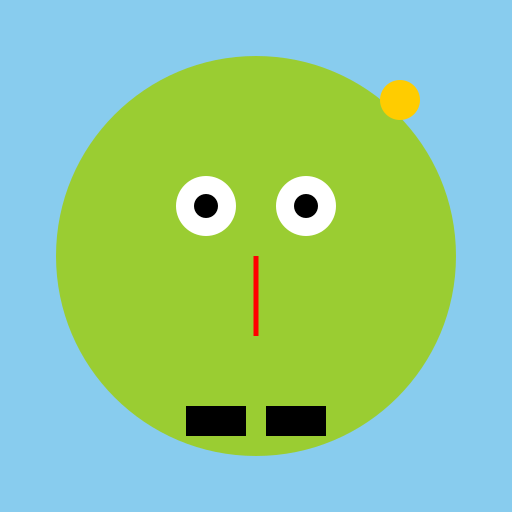 Simple Frogger Game Logo - DrawGPT