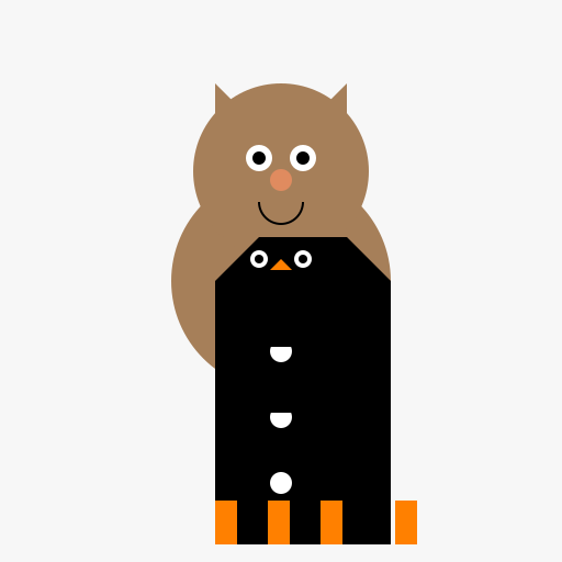 Meerkat wearing a penguin onesie - DrawGPT