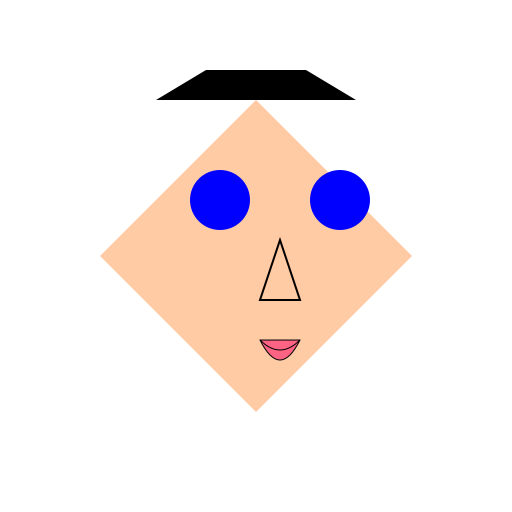 Beautiful Woman with Diamond Shaped Face - DrawGPT