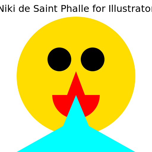 Niki de Saint Phalle for Illustrator - DrawGPT