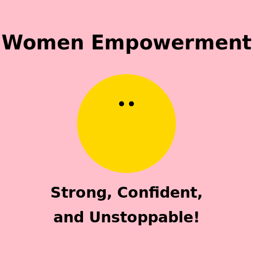 Women Empowerment Poster - DrawGPT