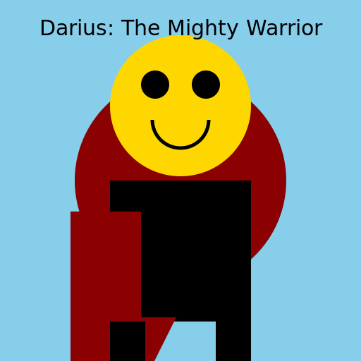 The Mighty Warrior - DrawGPT