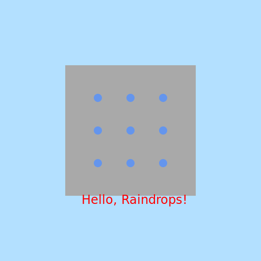 Raindrops Window - DrawGPT