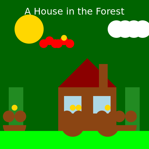 A House in the Forest - DrawGPT