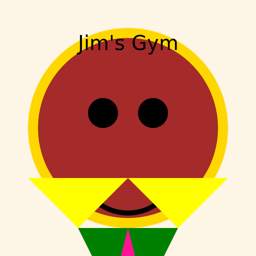 Jim's Gym Logo - DrawGPT