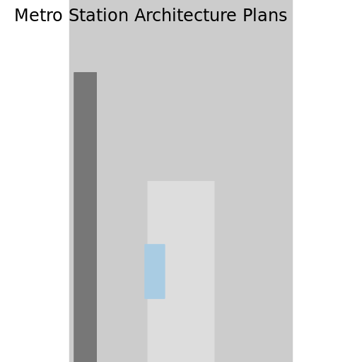 Metro Station Architecture Plans - DrawGPT