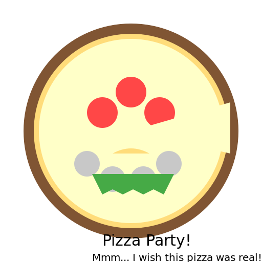 Delicious Pizza Party! - DrawGPT