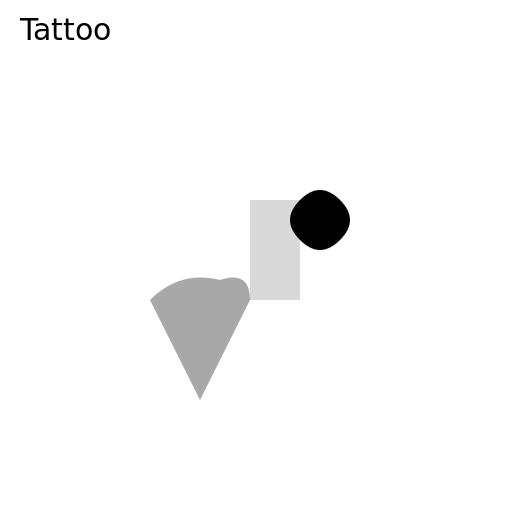 Tattoo of Chimney wrapped in thistle with swift birds flying out - DrawGPT