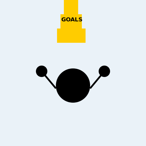Person Reaching for Goals - DrawGPT