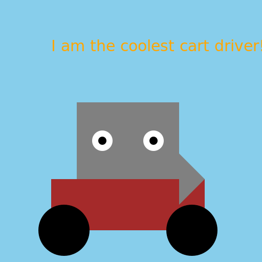 Elephant Cart Driver - DrawGPT