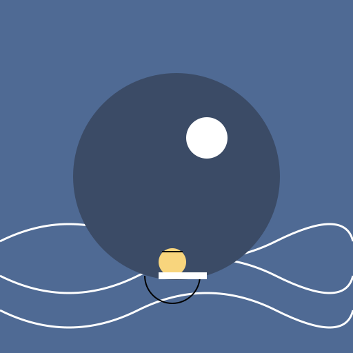 Jonah Swallowed by a Whale in a Stormy Ocean - DrawGPT