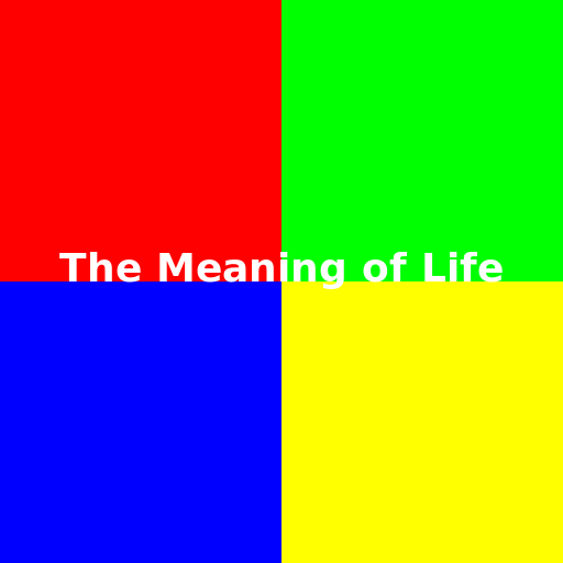 The Meaning of Life - DrawGPT