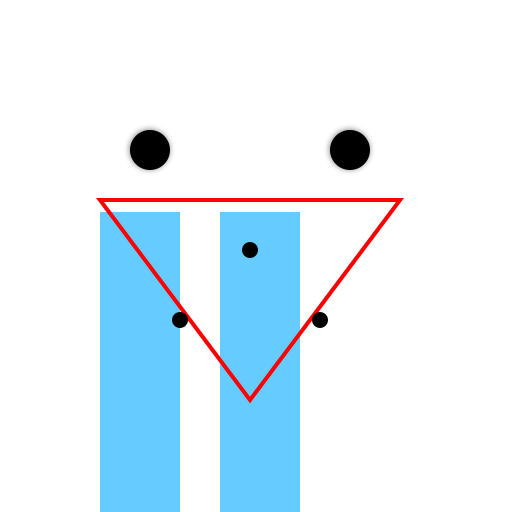 Graph of people using MSPaint to draw a outlined bandana, dots metro map - DrawGPT