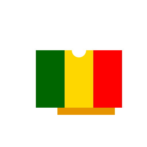 Lion with One Eye and Scratched Face Holding the Flag of Ethiopia - DrawGPT