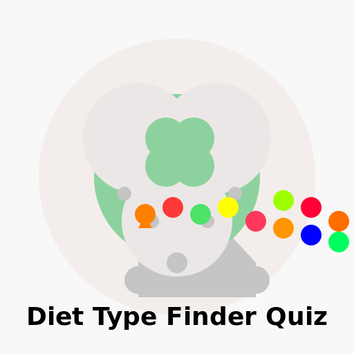 Diet Type Finder Quiz Logo - DrawGPT