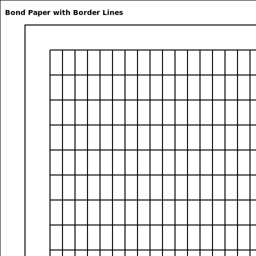 Bond Paper with Border Lines - DrawGPT