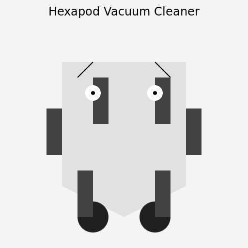 Hexapod Vacuum Cleaner - DrawGPT