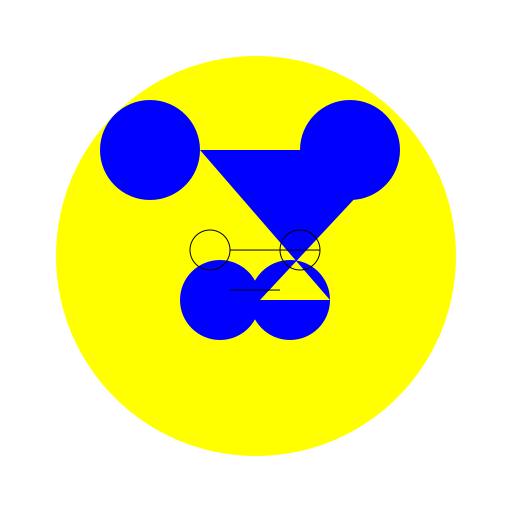 Yellow frog with blue spots on its back - DrawGPT