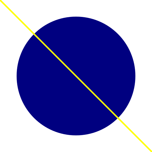 Navy Blue Circle - DrawGPT