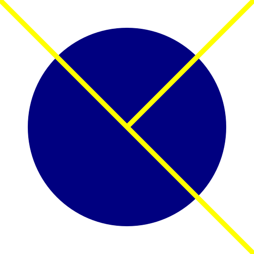 Navy Blue Circle - DrawGPT