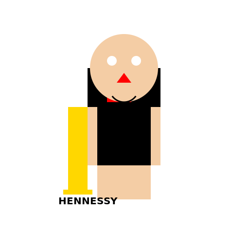 Peter Griffin wearing a Moncler jacket, holding a bottle of Hennessy - DrawGPT