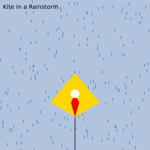 Kite in a Rainstorm - DrawGPT