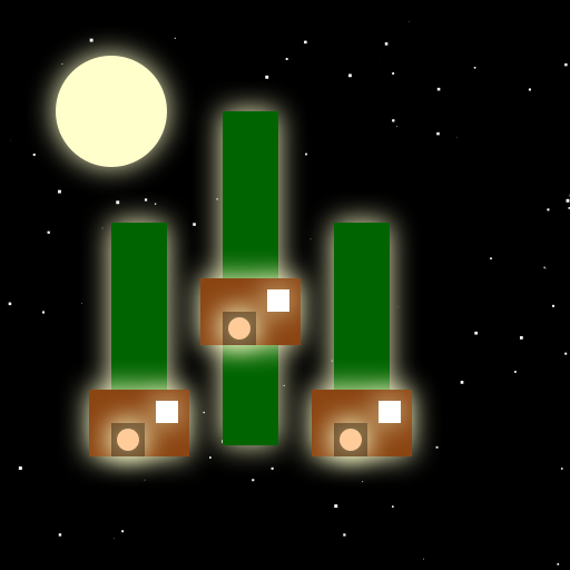 Forest in the Night with Tree Houses and Elves - DrawGPT