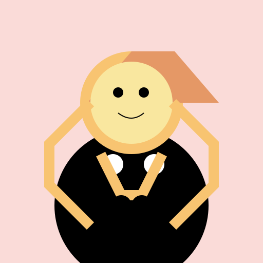 Young Girl Hugging a Big Black Wolf - DrawGPT