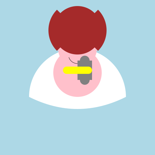 Little Doll on the Toilet - DrawGPT
