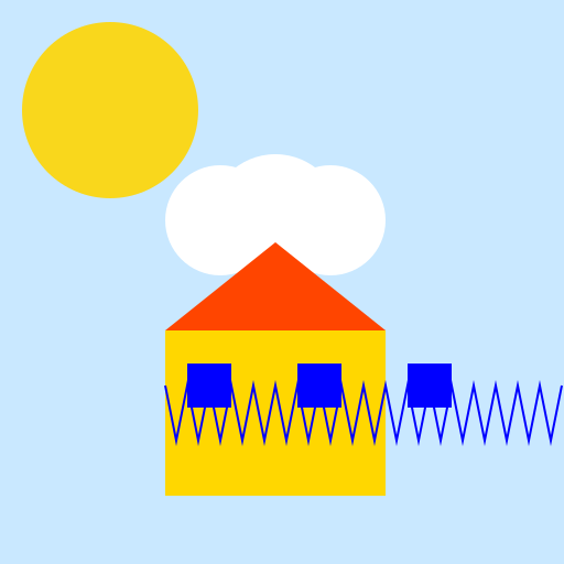 School under a hurricane - DrawGPT