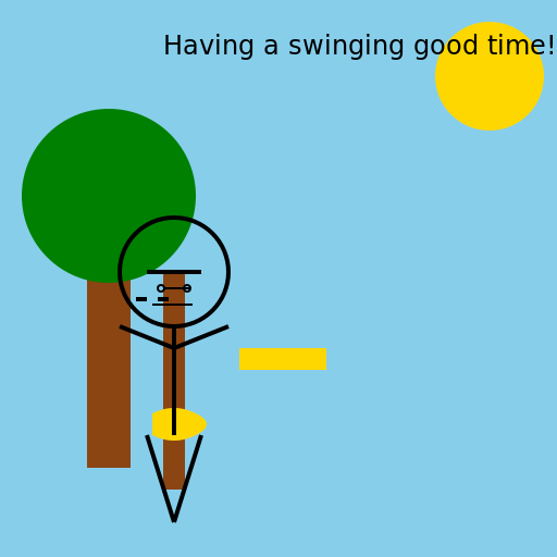 The Toronto Raptor Mascot Having Fun on a Swing - DrawGPT