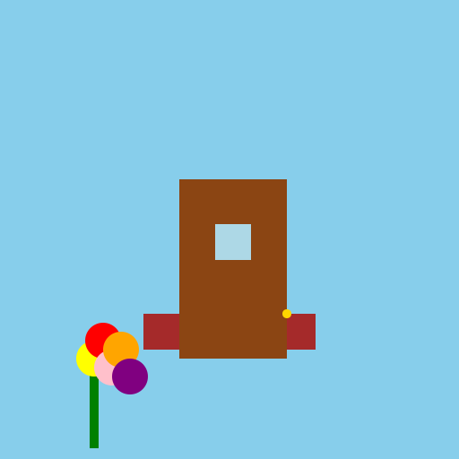 Fuze from Rainbow Six Siege giving flowers on the doorstep - DrawGPT