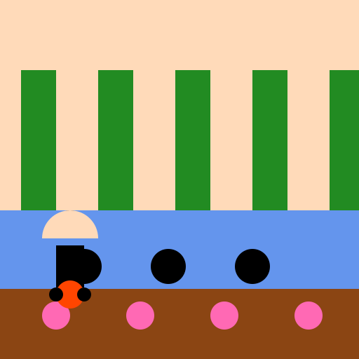 Black Girl Riding Bike on Lakefront in Fall Season - DrawGPT