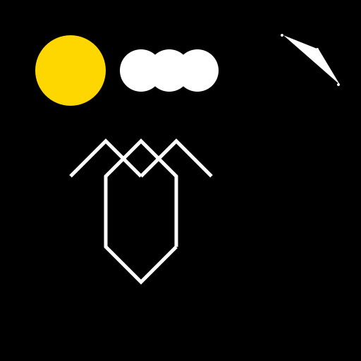 Halloween Night Background with Skeleton - DrawGPT