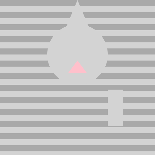 Fuzzy Cat with Alternating Strips - DrawGPT