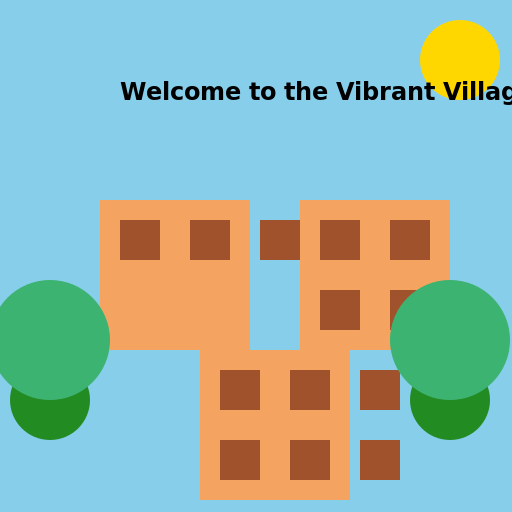 Vibrant Village - DrawGPT