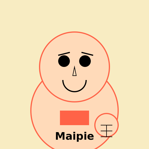 Caricature of a Mother with a Whisk for Bakery Logo - DrawGPT