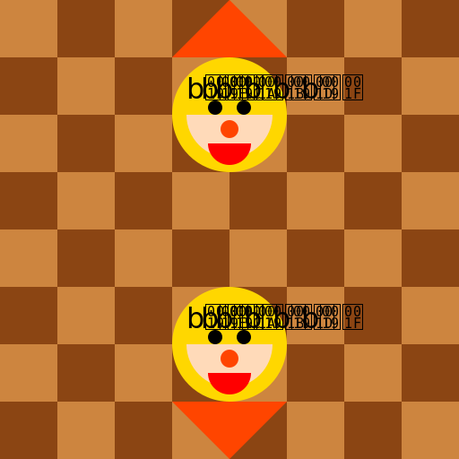 Two Clowns Play Chess - DrawGPT