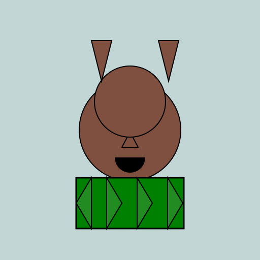 Mossy Armour and Long Brown Hair - A Female Half-Orc - DrawGPT