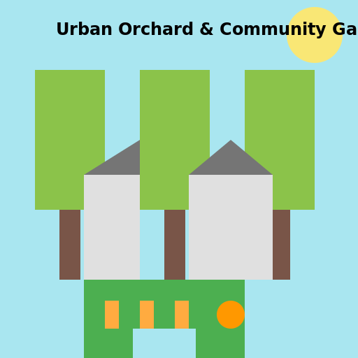 Urban Orchard and Community Gardens - DrawGPT