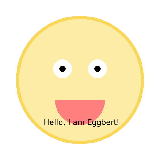 Egg with a Face - DrawGPT