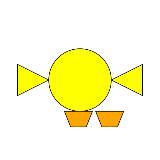 Bird with 2 wings and 3-toed feet - DrawGPT