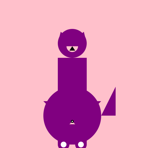 Purple Bear Girl - DrawGPT