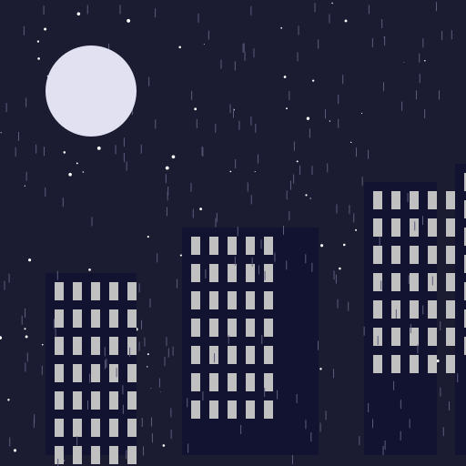 Rainy Night in a City with No Human Life - DrawGPT