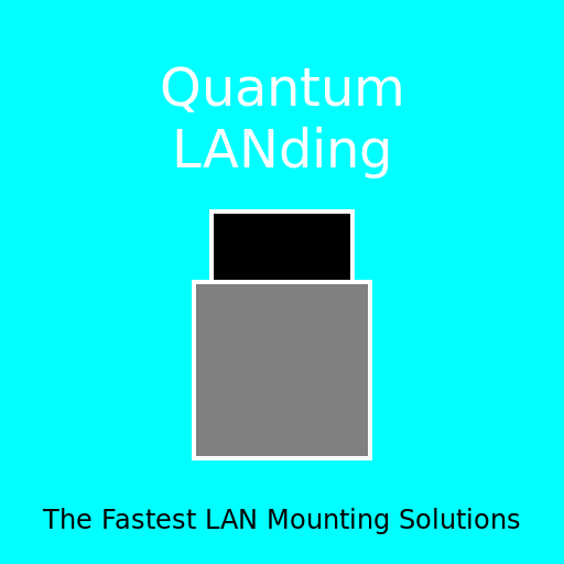 Quantum LANding Logo - DrawGPT