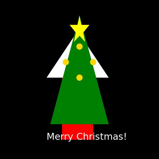 Cupcake Christmas Poster in the Dark - DrawGPT